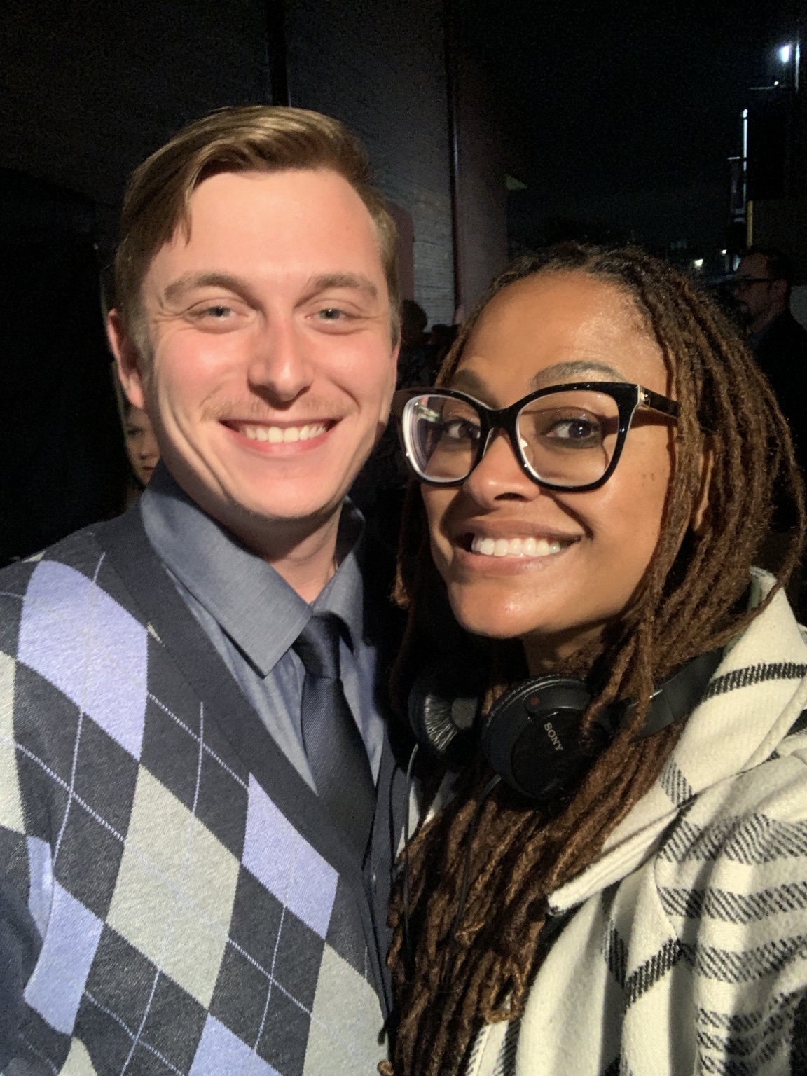 Mark Brown with Ava DuVernay